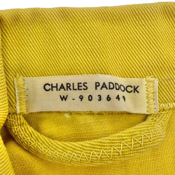 Charles Paddock Vintage Childs Western Shirt Blue Yellow Red Piping Embroidered - Picture 6 of 7